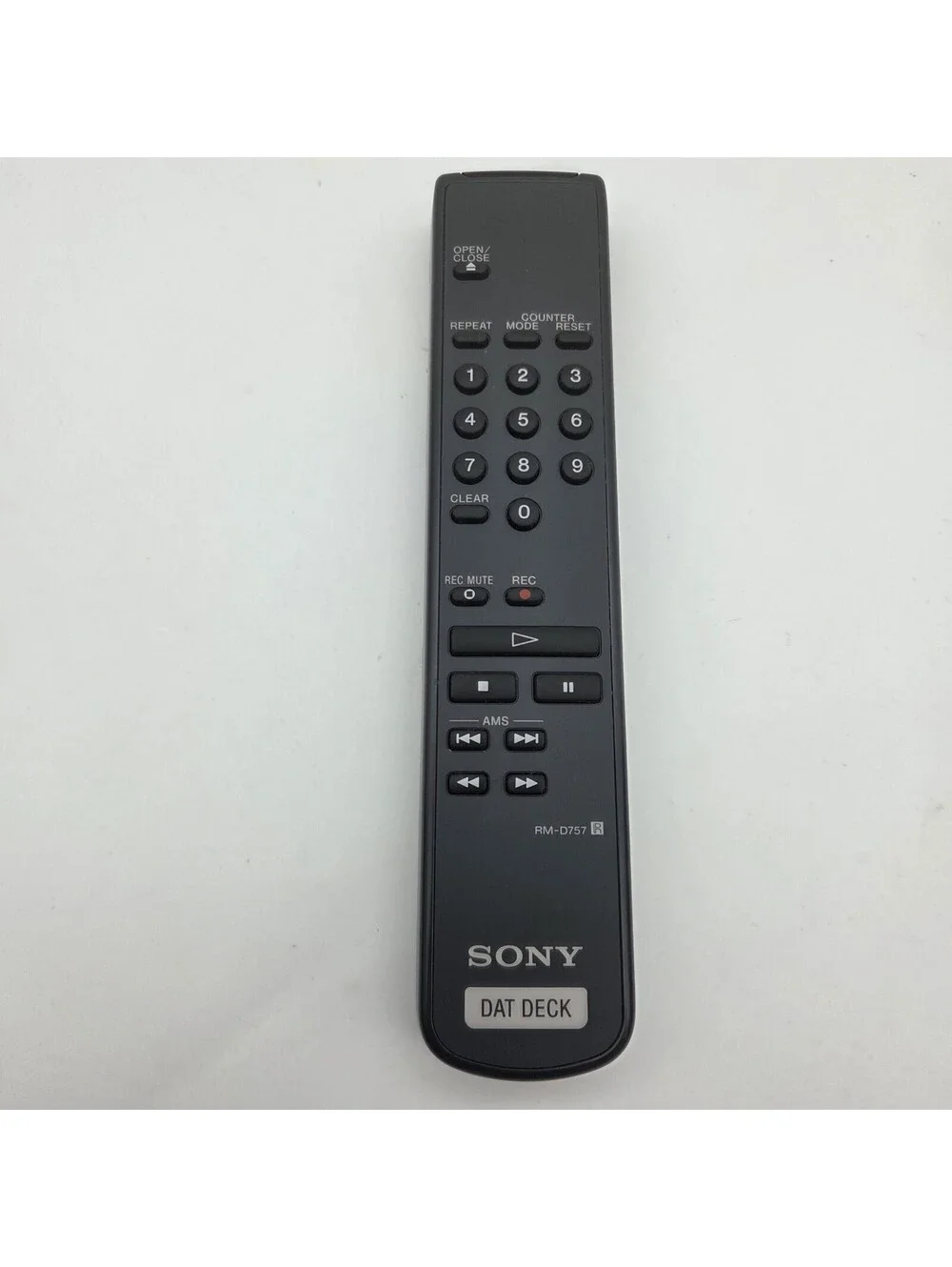 Genuine Sony RM-D757 Remote Control DAT Deck Recorder DTC-ZE700 PCM-R500 Tested